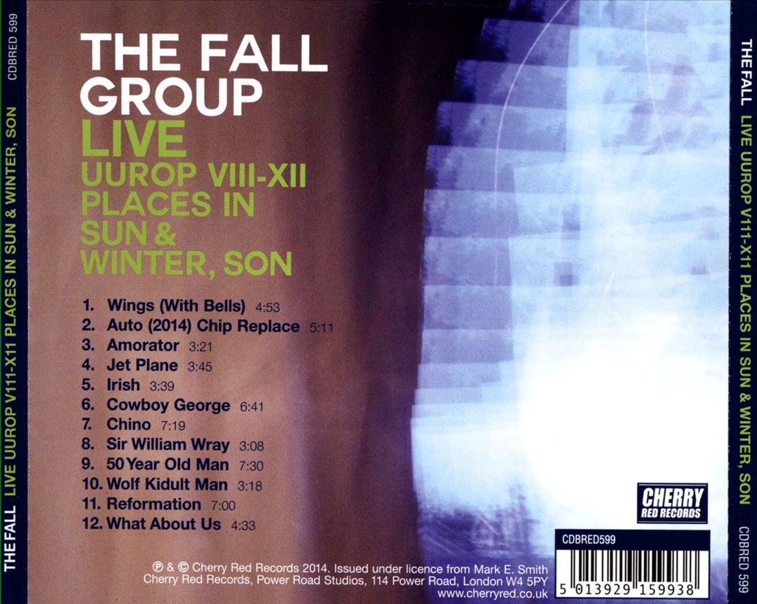 Live: Uurop VIII-XII/Places in Sun & Winter, Son cover art