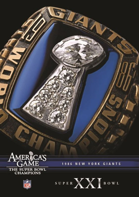 NFL: America's Game - 1986 New York Giants - Super Bowl XXI cover art