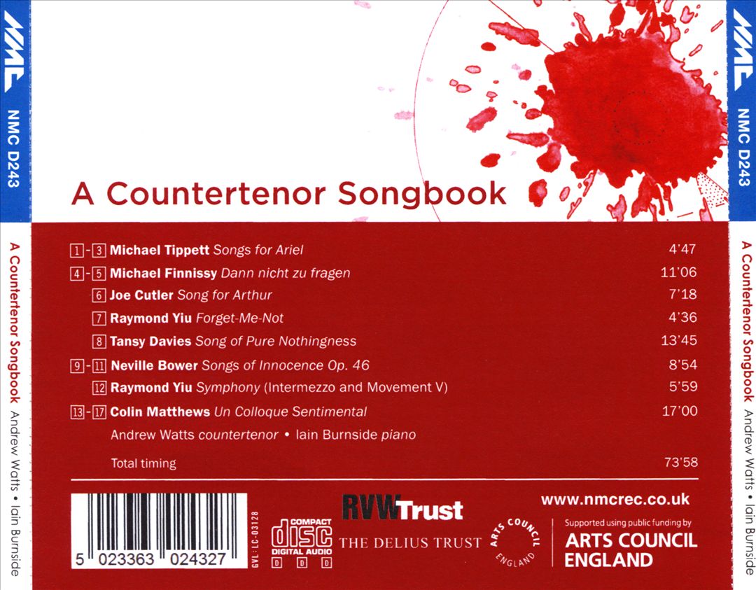 Countertenor Songbook cover art