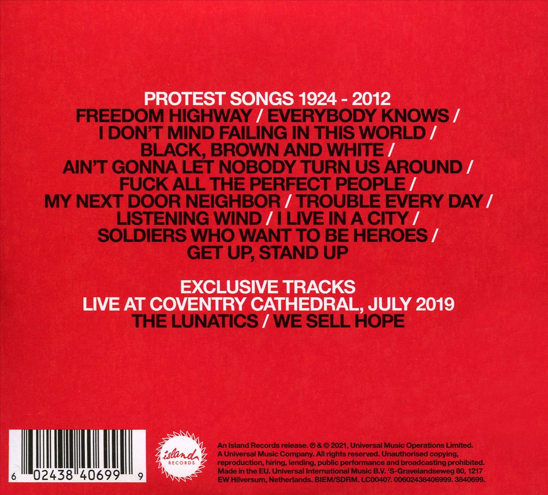 Protest Songs 1924-2012 [Deluxe Edition] cover art