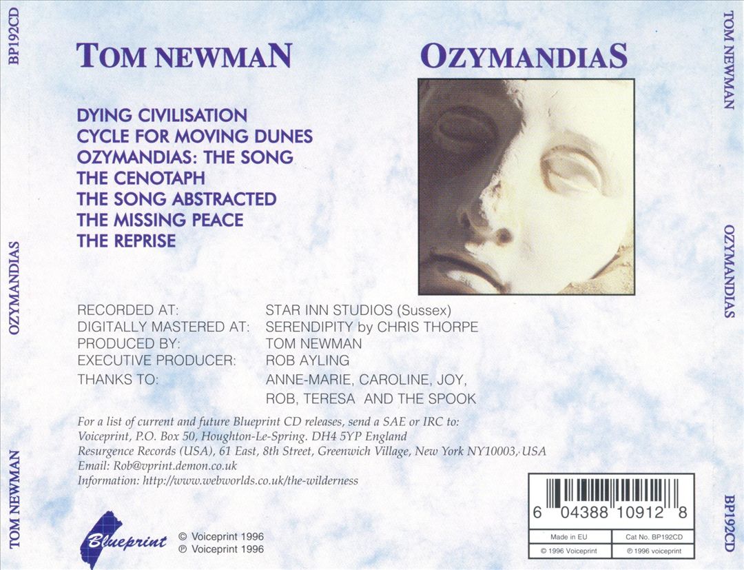 Ozymandias cover art