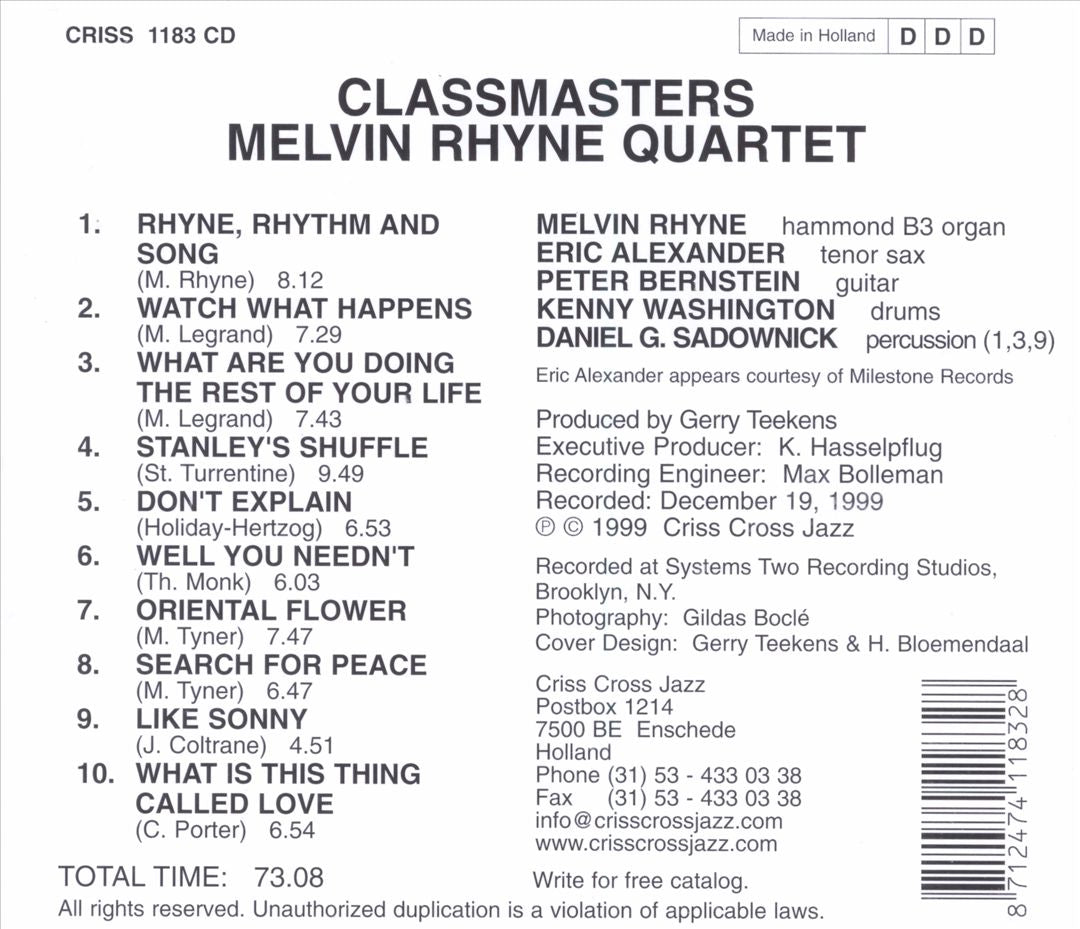 Classmasters cover art