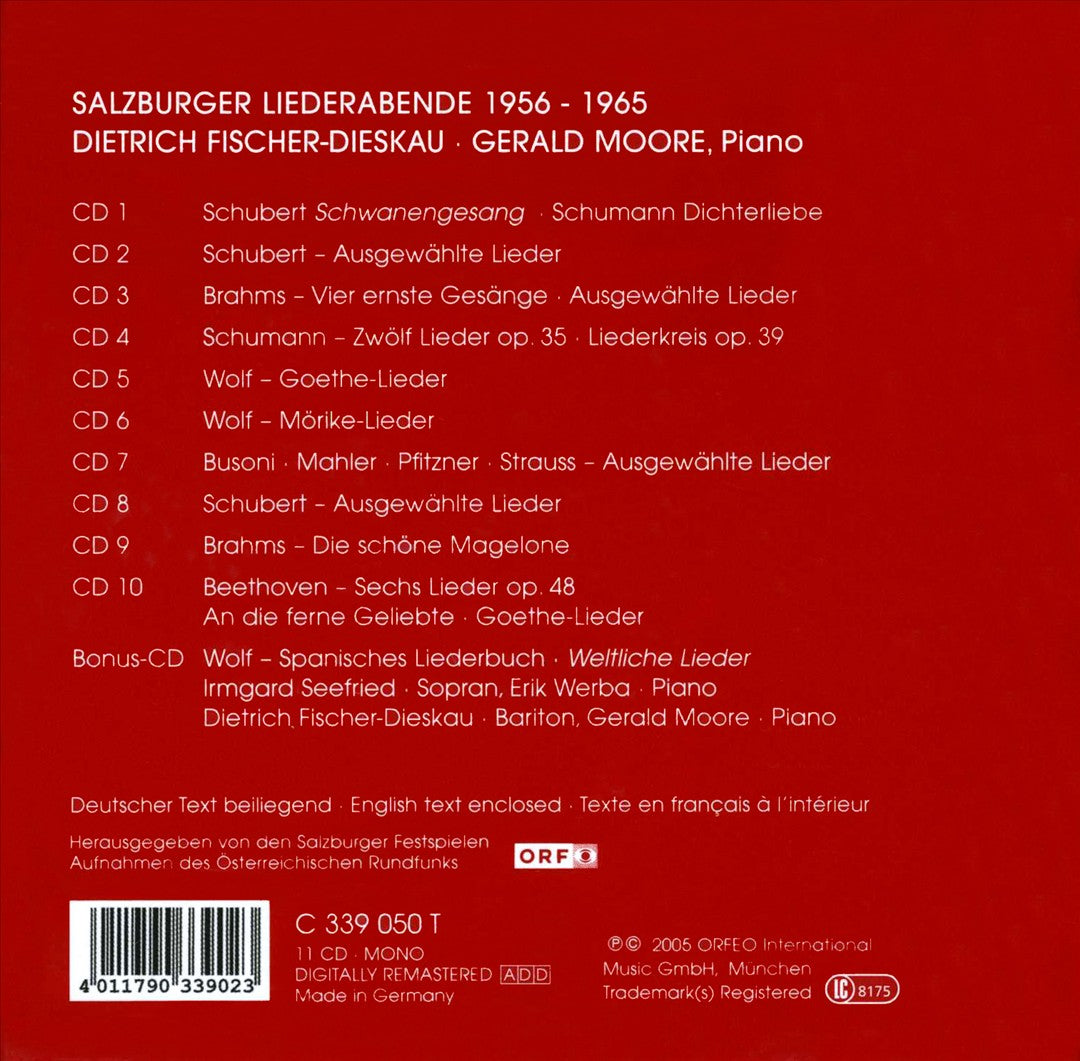 Salzburger Liederabende, 1956-1965 cover art