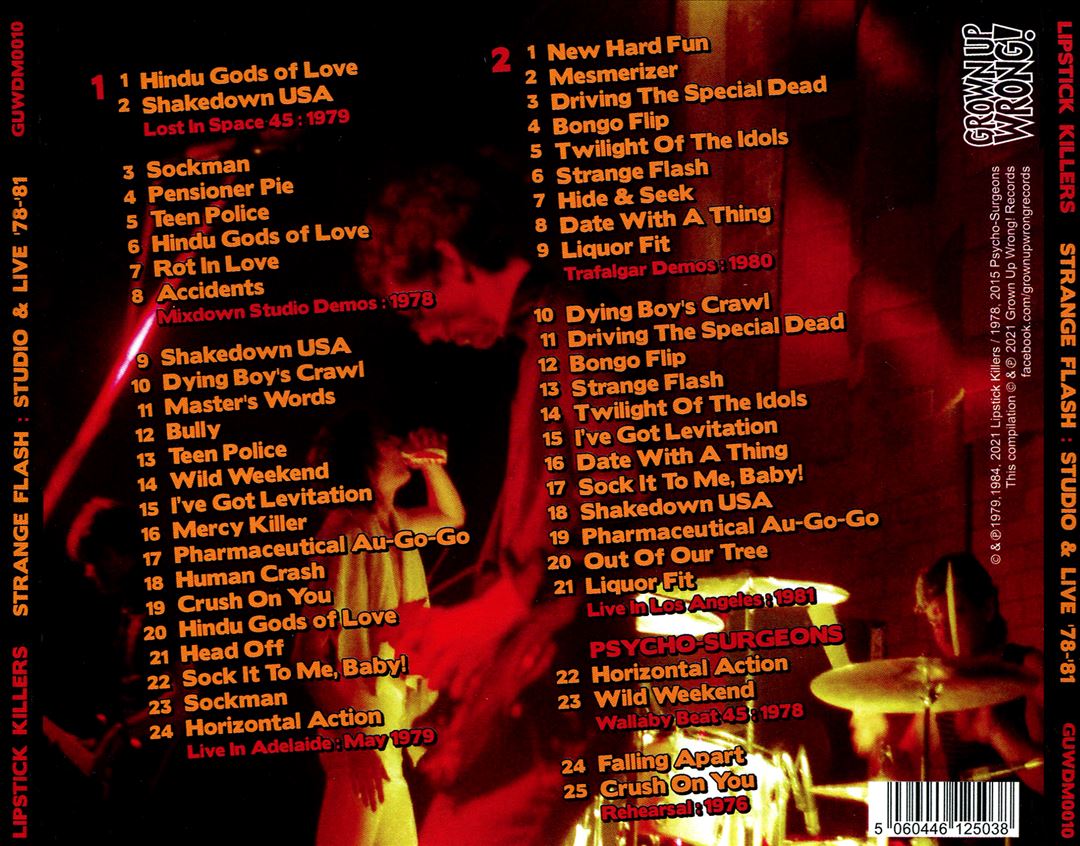 Strange Flash: Studio & Live '78-'81 cover art