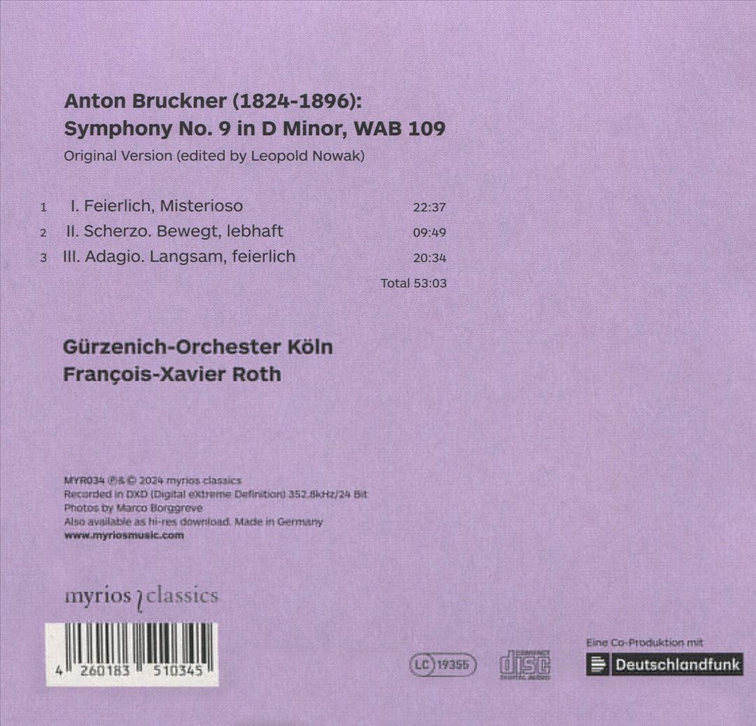 Bruckner 9 cover art
