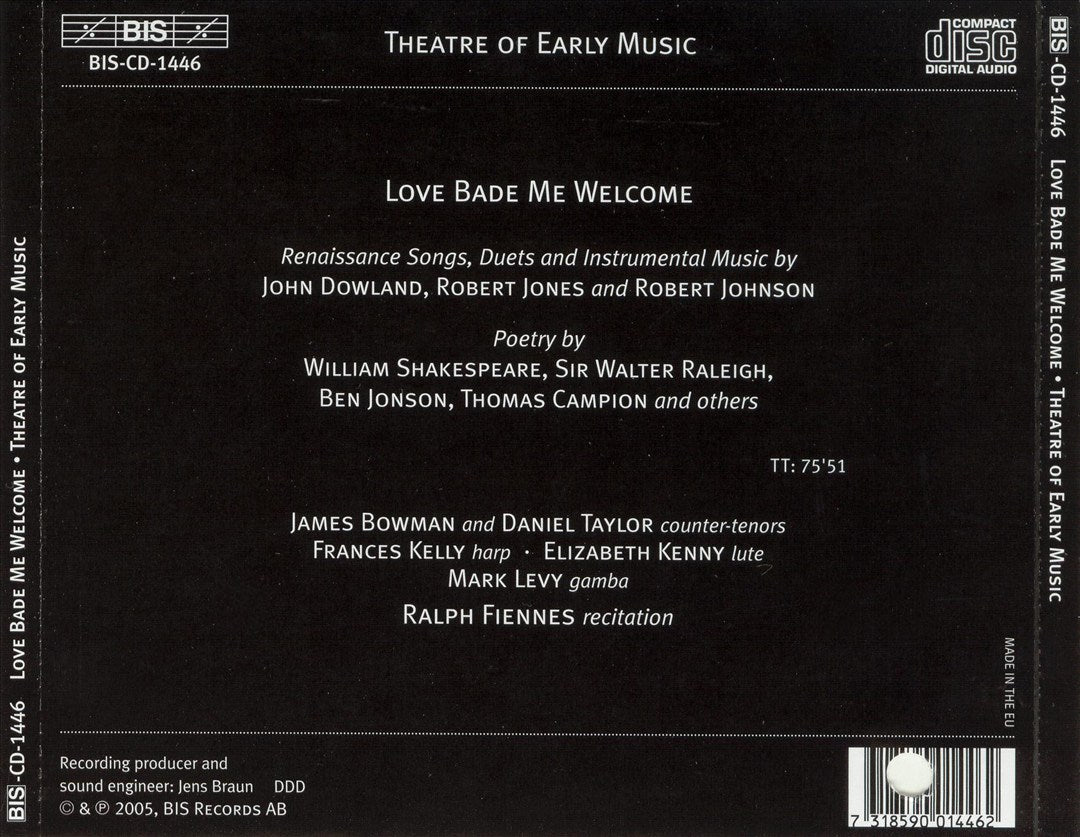 Love Bade Me Welcome: Songs and Poetry from the Renaissance cover art