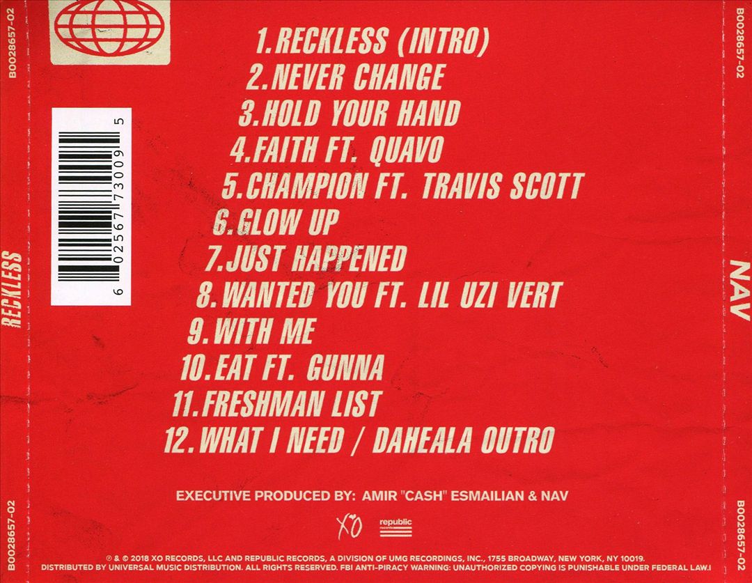 Reckless cover art
