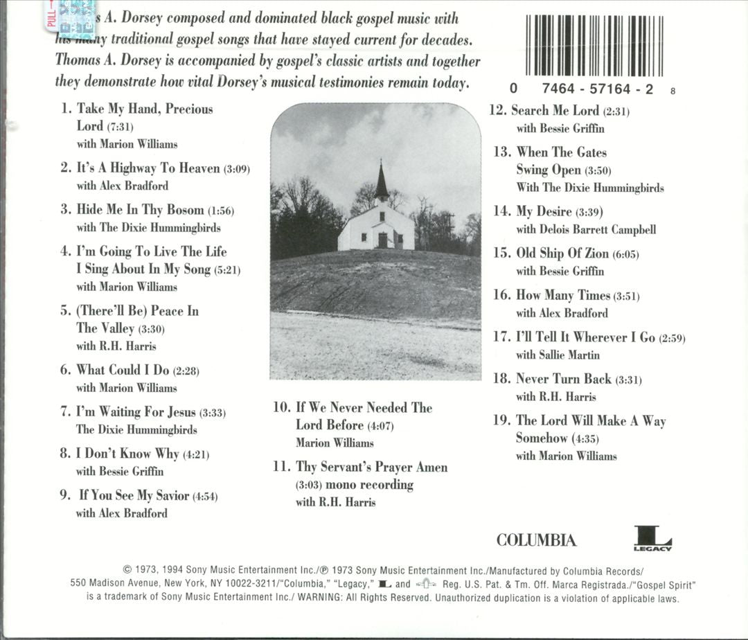 Precious Lord: The Great Gospel Songs of Thomas A. Dorsey cover art