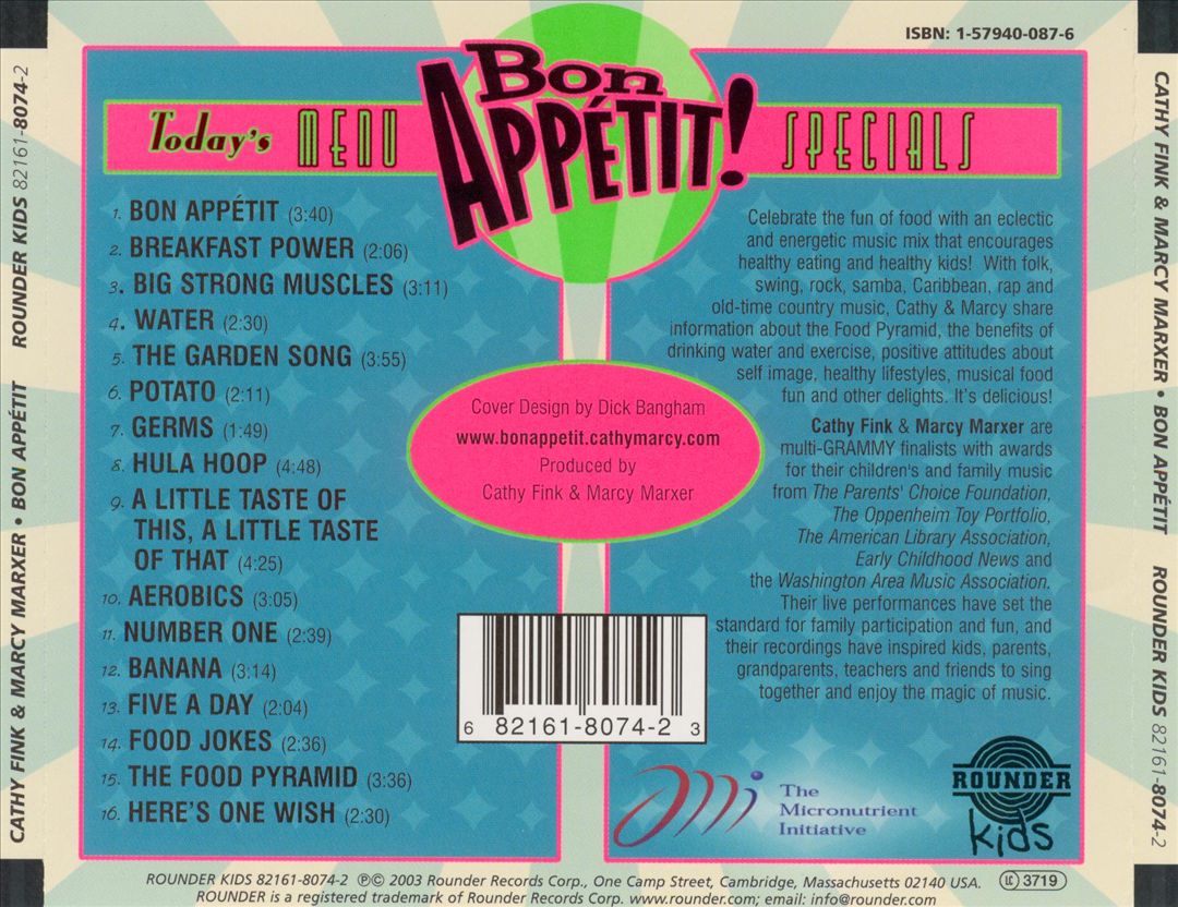 Bon Appétit! Musical Food Fun cover art