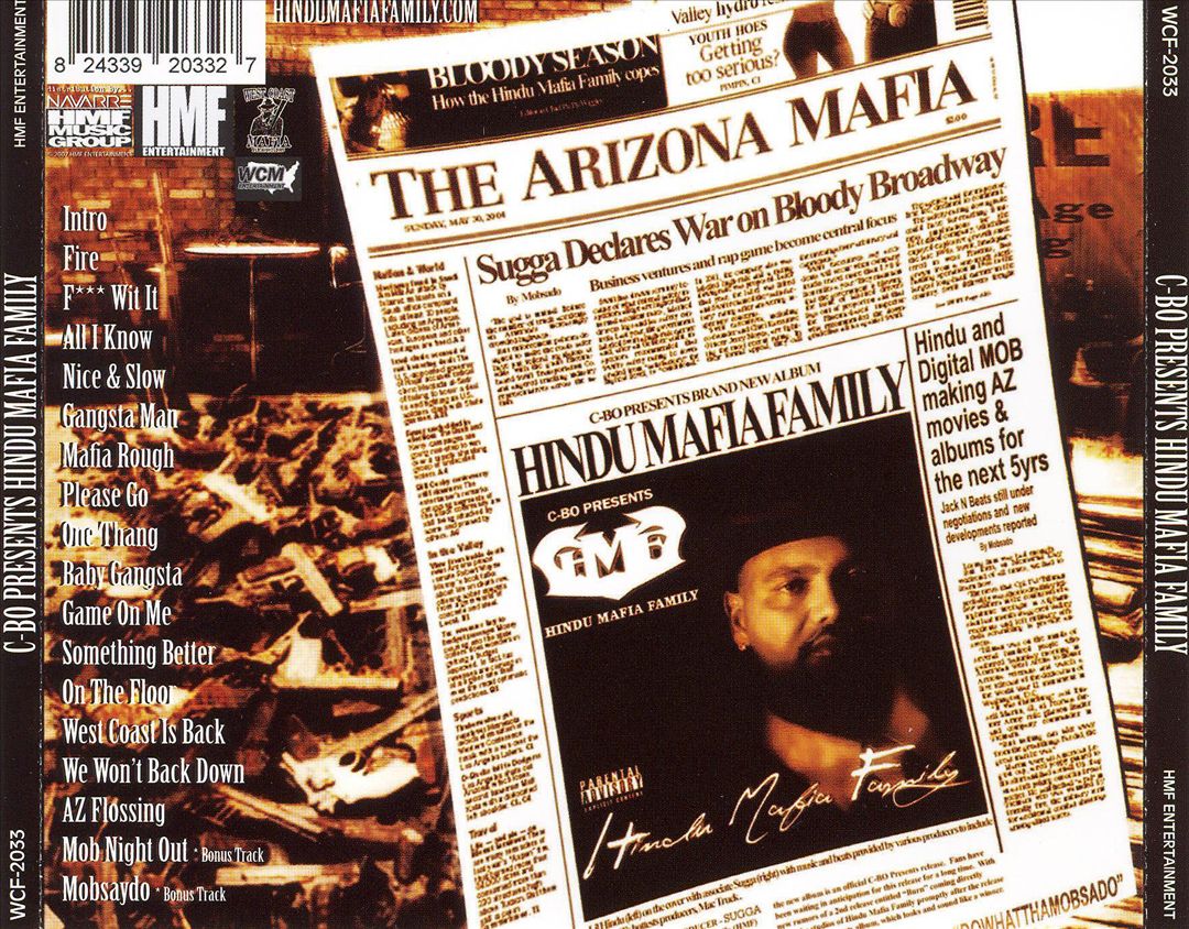 C-Bo Presents Hindu Mafia Family cover art
