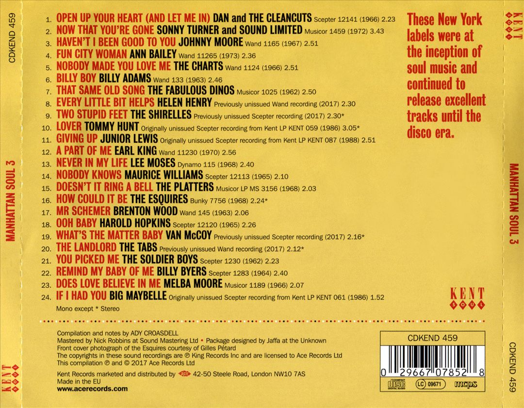 Manhattan Soul, Vol. 3 cover art
