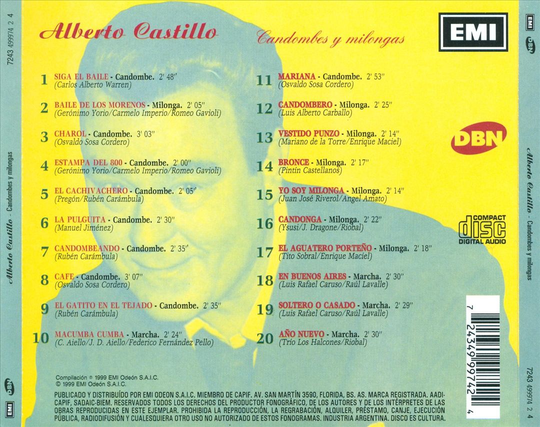 Candombes y Milongas cover art