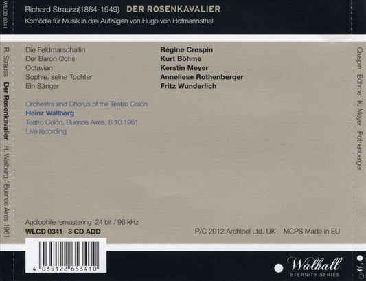 Richard Strauss: Der Rosenkavalier cover art