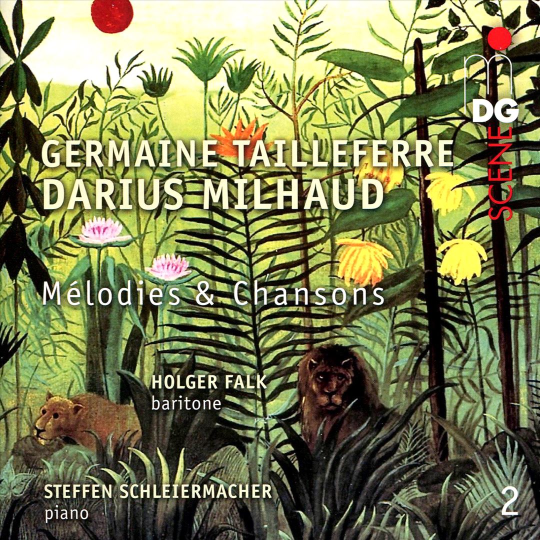 Germaine Tailleferre & Darius Milhaud: Mélodies et chansons, Vol. 2 cover art