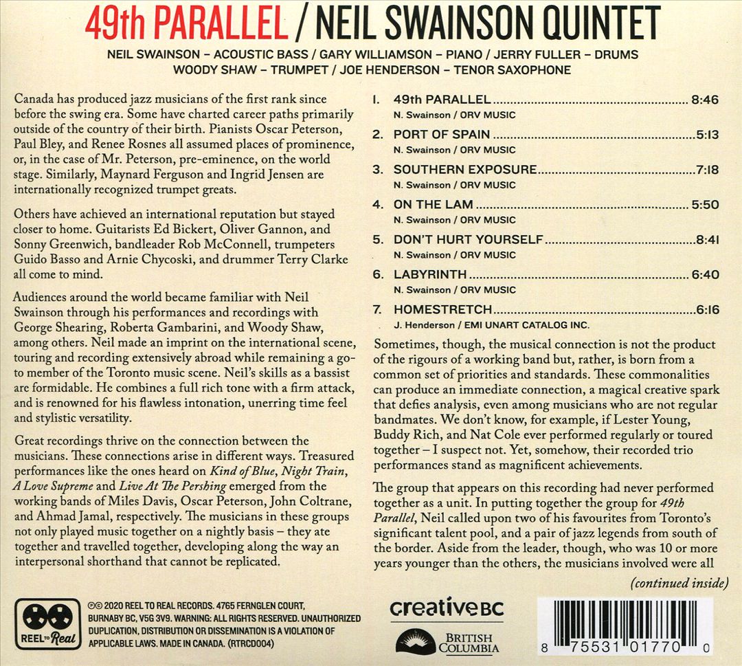 49th Parallel cover art