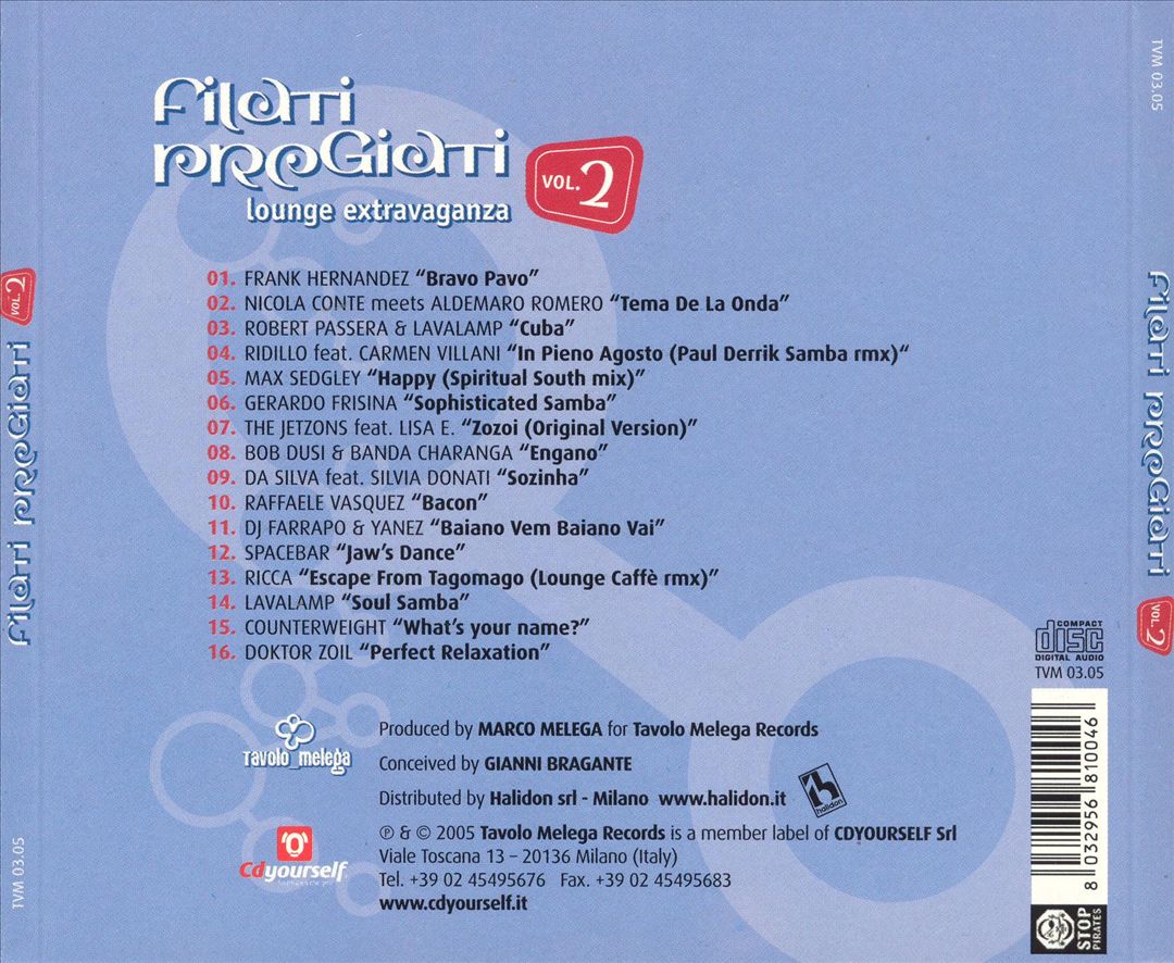 Filati Pregiati, Vol. 2: Lounge Extravaganza cover art