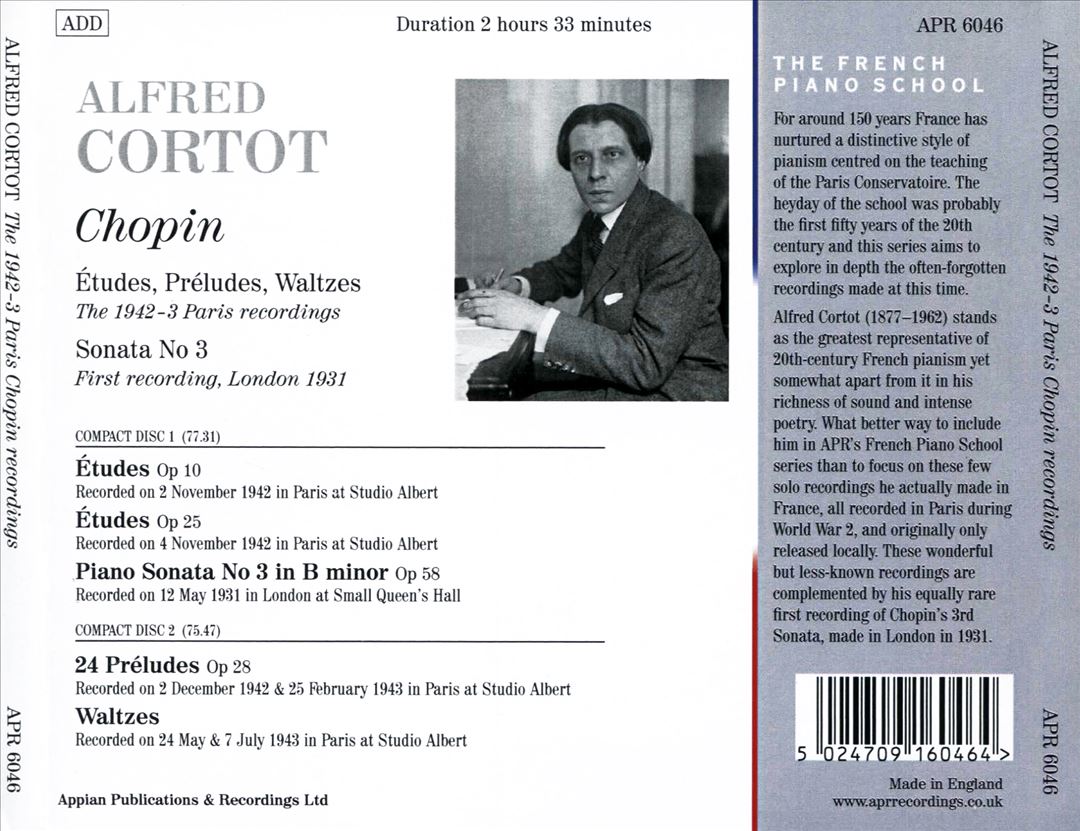 Chopin: Études; Préludes; Waltzes; Sonata No. 3 cover art