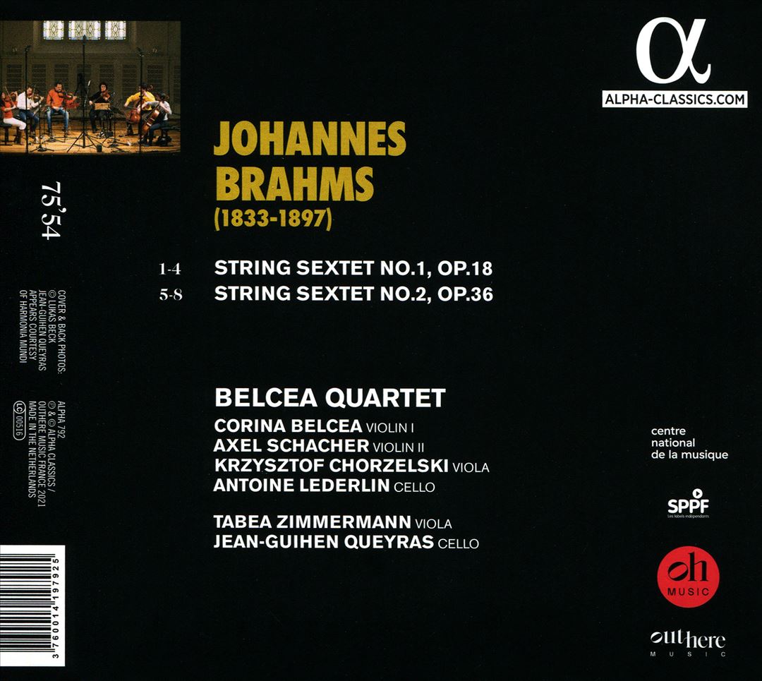 Brahms: String Sextets cover art