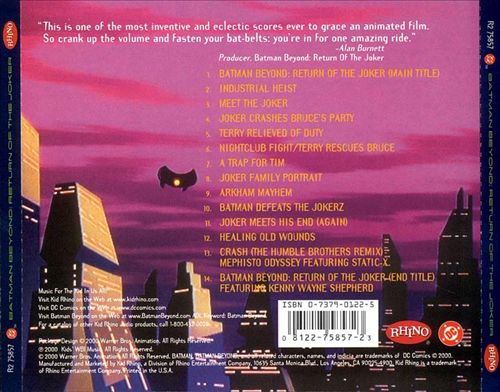 Batman Beyond: Return of the Joker [Original Soundtrack] cover art