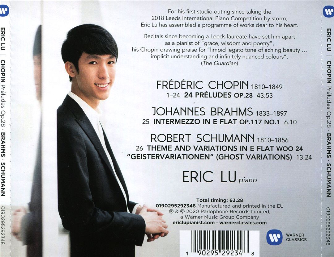 Chopin: 24 Préludes Op. 28; Brahms; Schumann cover art