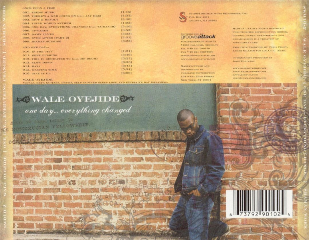 One Day...Everything Changed cover art