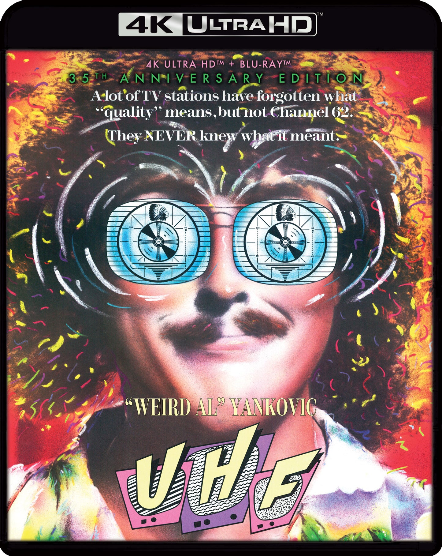 UHF [4K Ultra HD Blu-ray/Blu-ray] cover art