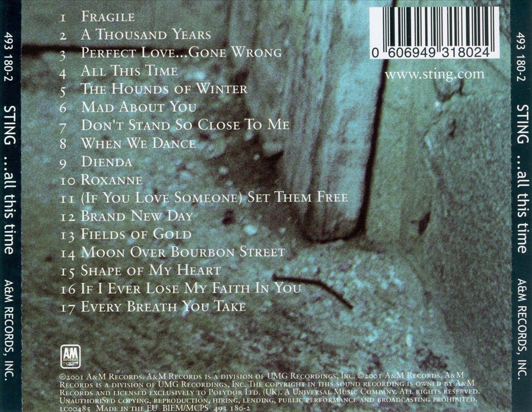 All This Time [UK Bonus Tracks] cover art