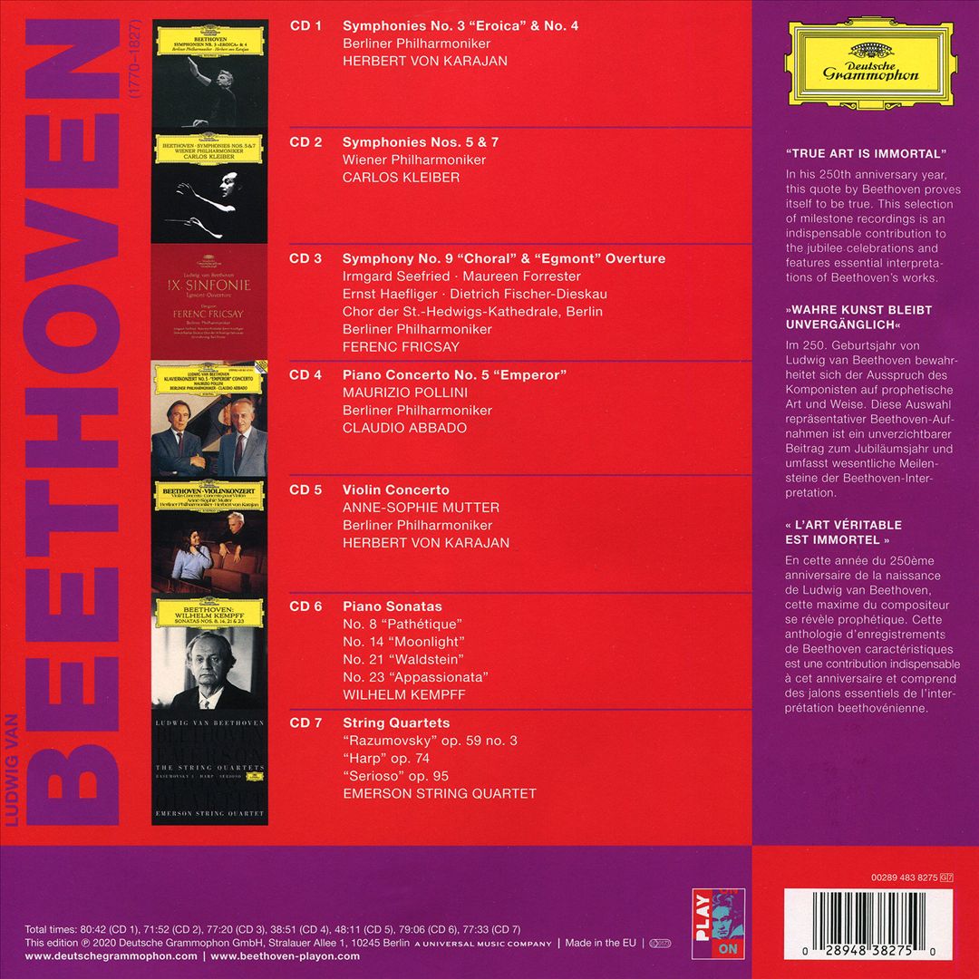 Beethoven: Seven Legendary Recordings cover art