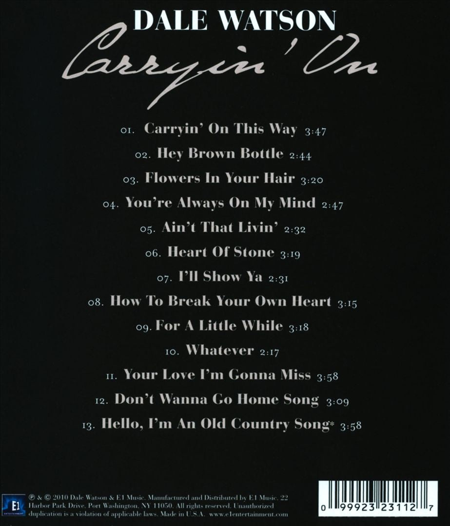 Carryin' On cover art
