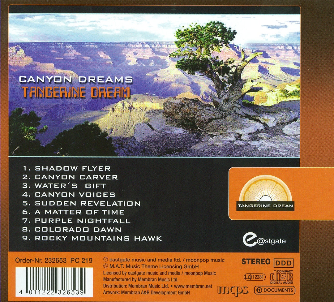 Canyon Dreams cover art