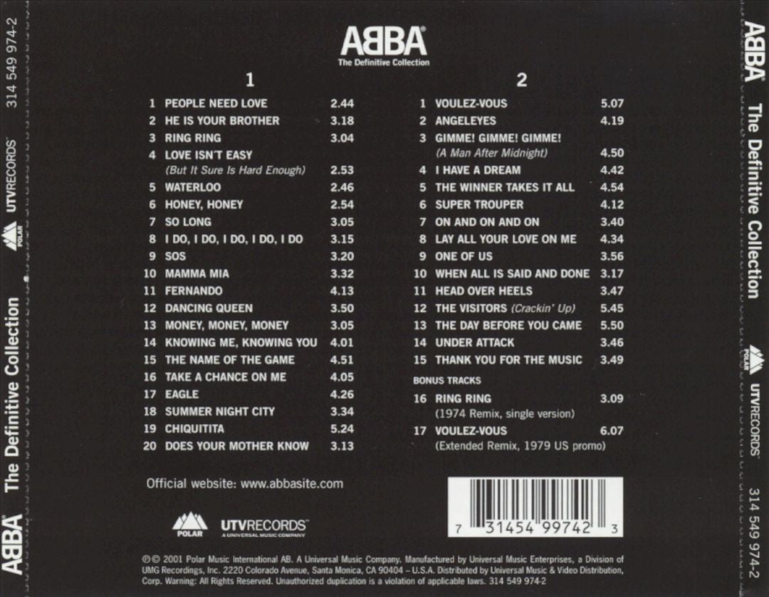 Definitive Collection cover art