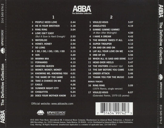 Definitive Collection cover art