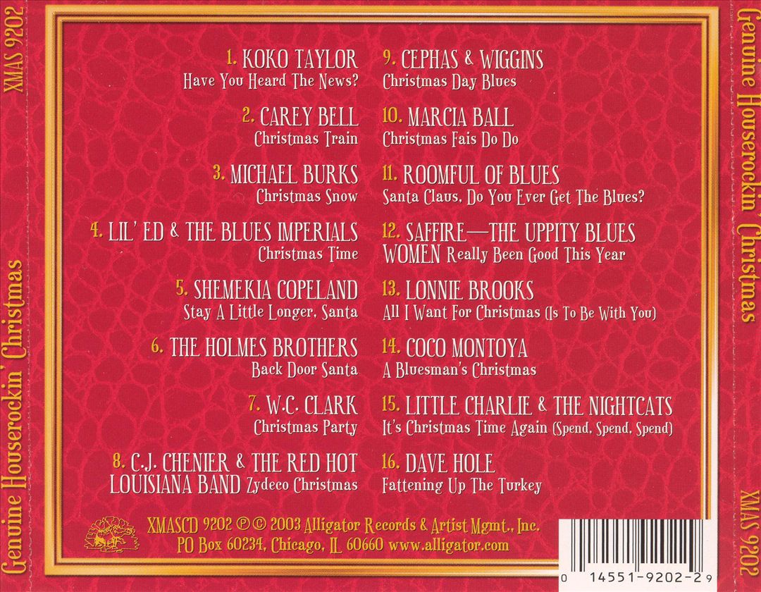 Genuine Houserockin' Christmas cover art