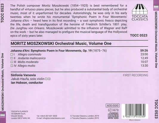 Moritz Moszkowski: Orchestral Music, Vol. 1 cover art