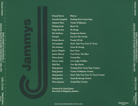 King Jammy's Dancehall, Vol. 2: Digital Roots & Hard Dancehall 1984-1991 cover art