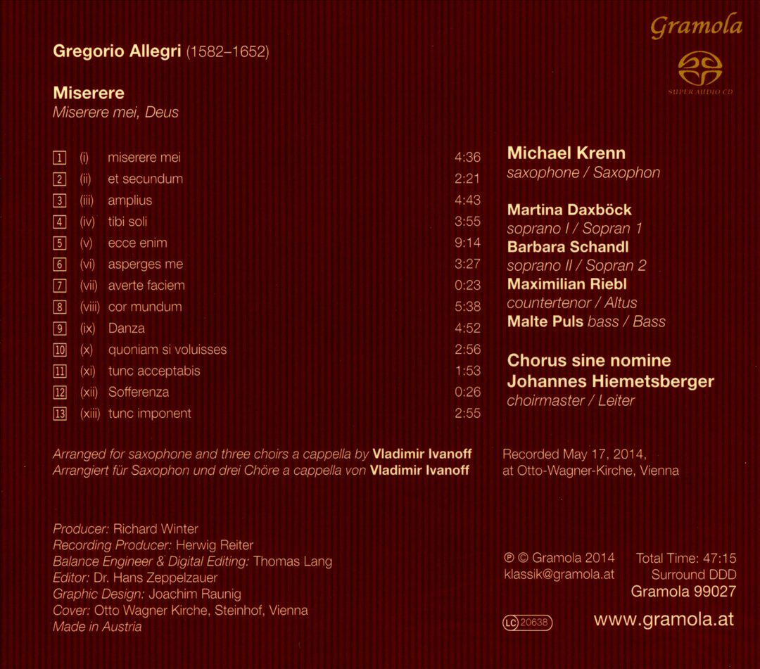 Miserere cover art