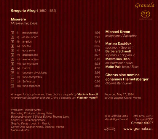 Miserere cover art
