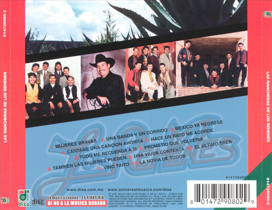 Rancheras De Los Rehenes cover art