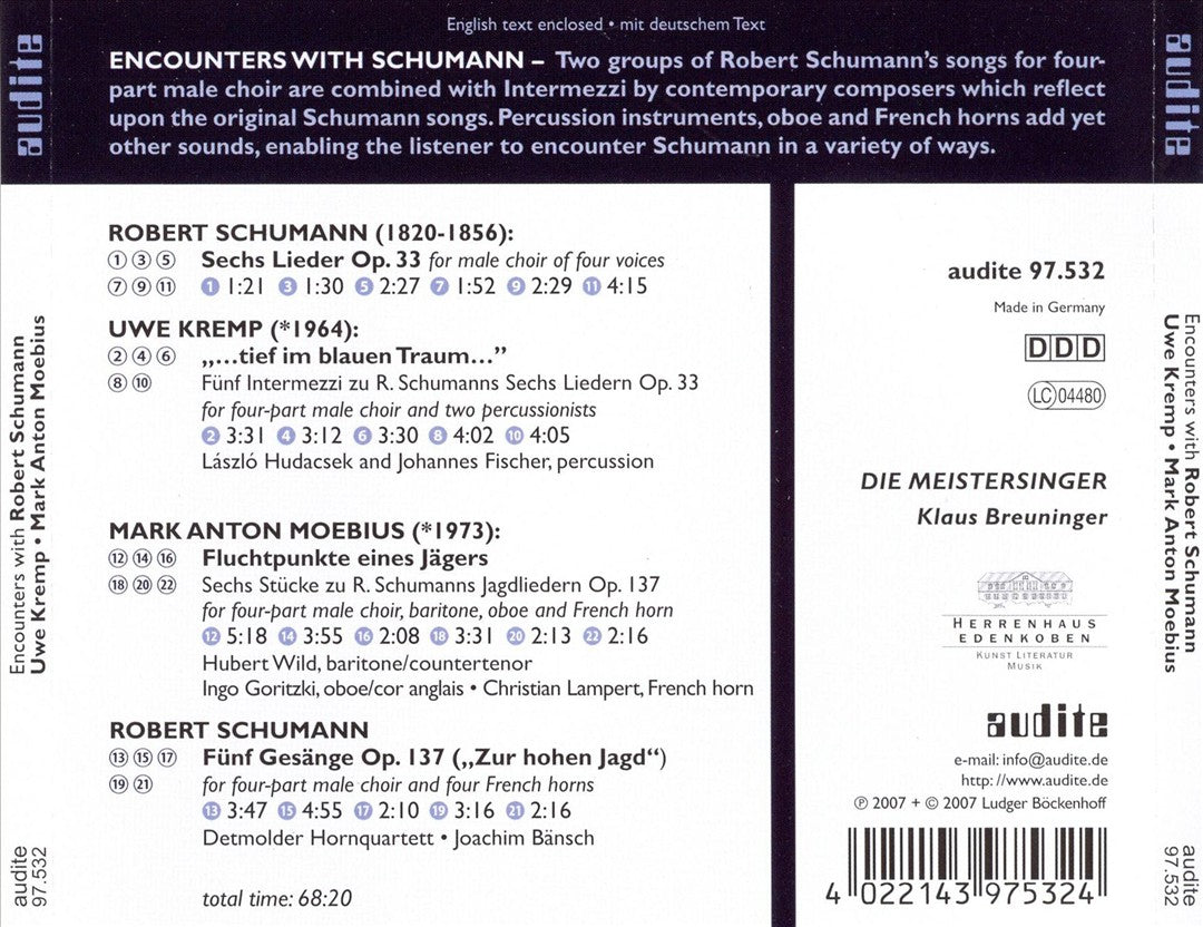 Encounters with Robert Schumann cover art