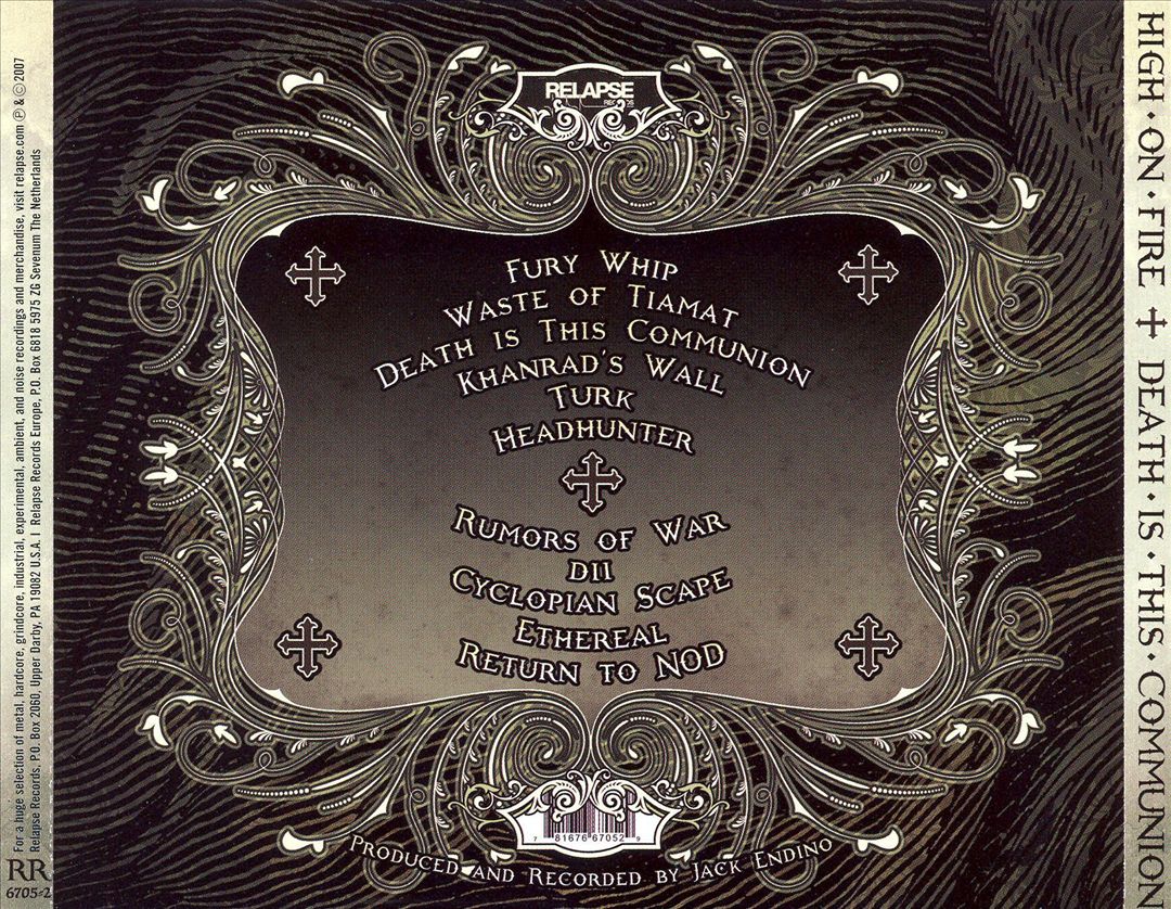 Death Is This Communion cover art