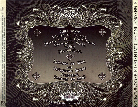 Death Is This Communion cover art