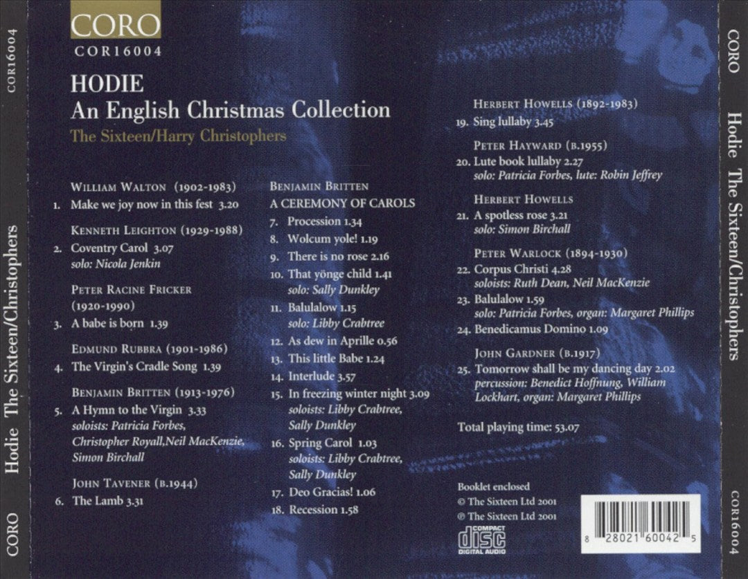 Hodie: An English Christmas Collection cover art