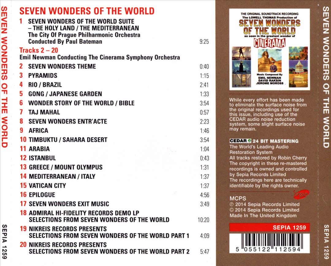 Seven Wonders of the World [Original Soundtrack] cover art