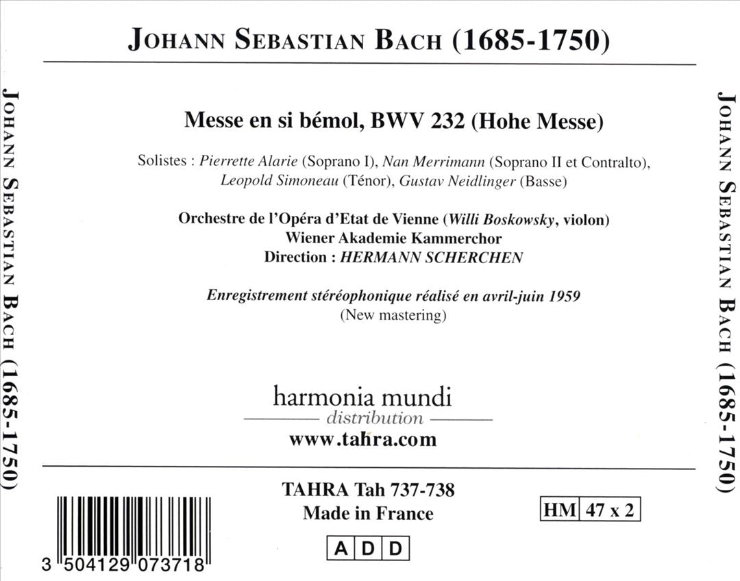 Bach: Mass in B minor cover art