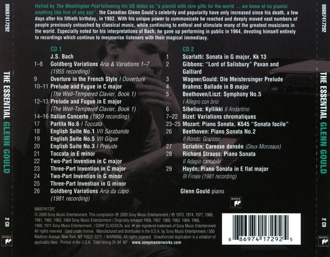 Essential Glenn Gould cover art