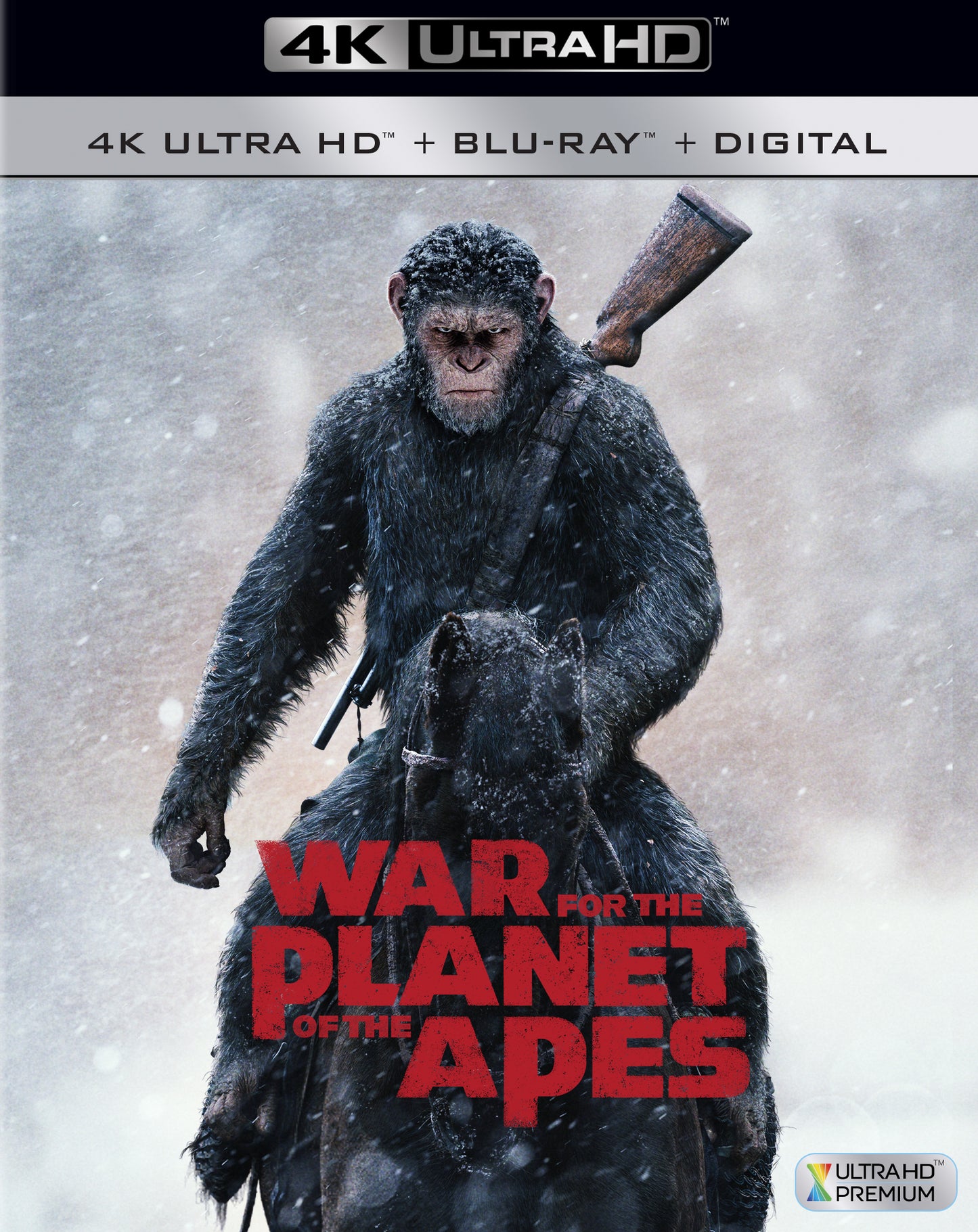 War for the Planet of the Apes [Includes Digital Copy] [4K Ultra HD Blu-ray/Blu-ray] cover art