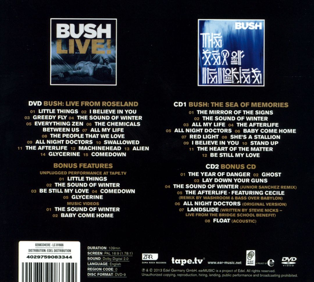 Live!/The Sea of Memories cover art