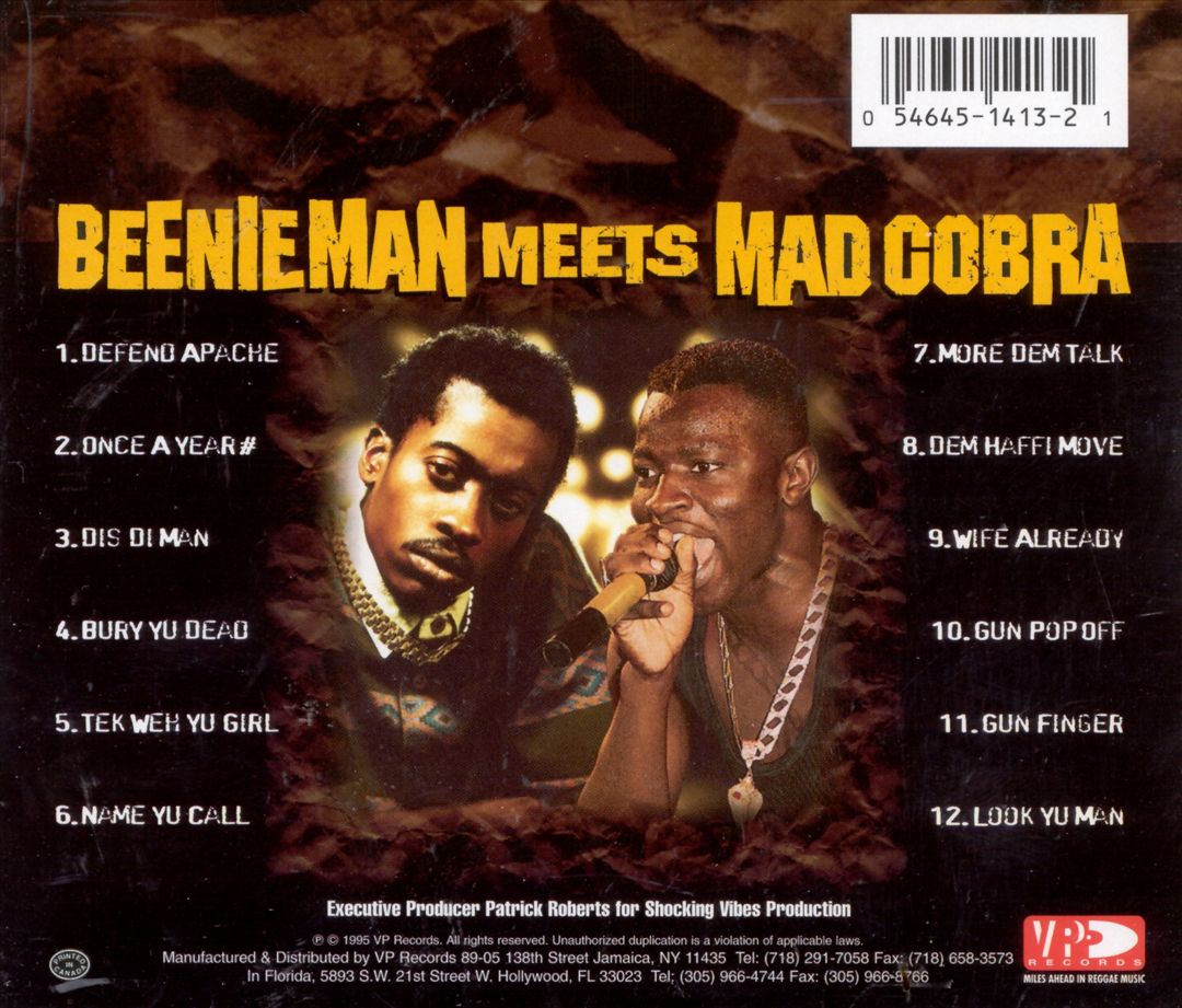 Beenie Man Meets Mad Cobra cover art