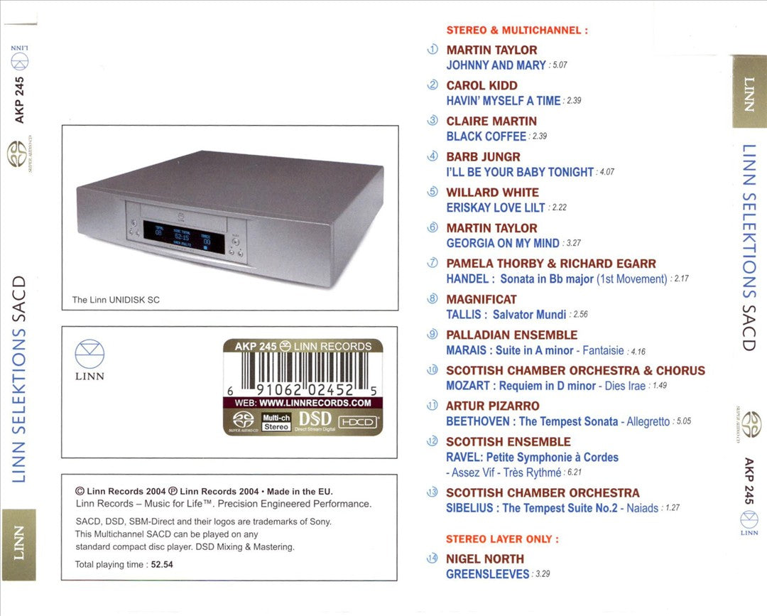 Linn Selektions: The Super Audio Surrond Volume cover art