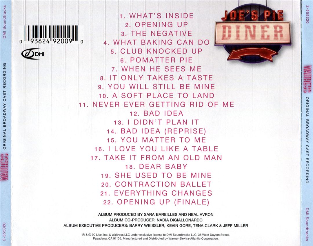 Waitress [Original Broadway Cast Recording] cover art